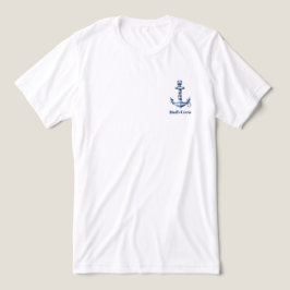 Nautiskt Randig Ankar Födelsedag T Shirt