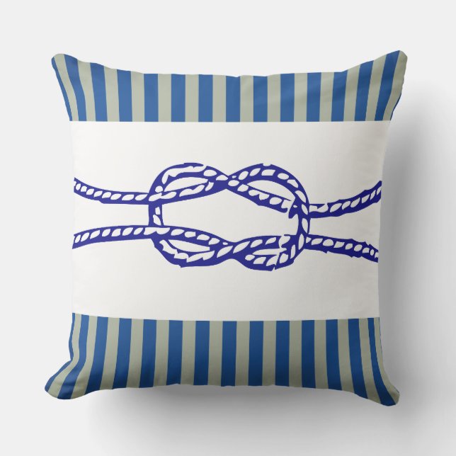 Nautiskt rep kudde (Framsida)