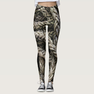 Nautiskt rep leggings