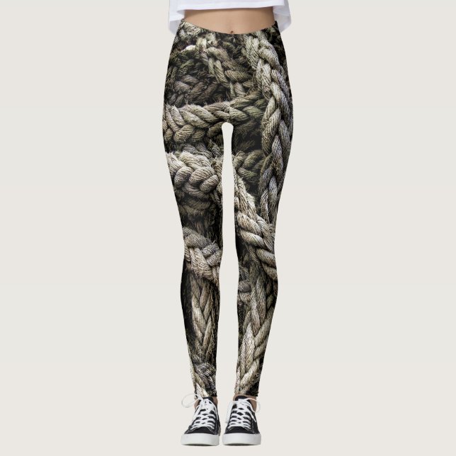 Nautiskt rep leggings (Framsida)