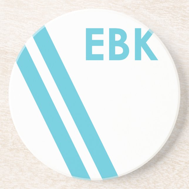 Nautiskt segla kustfartyget - turkosrand underlägg (Framsidan)