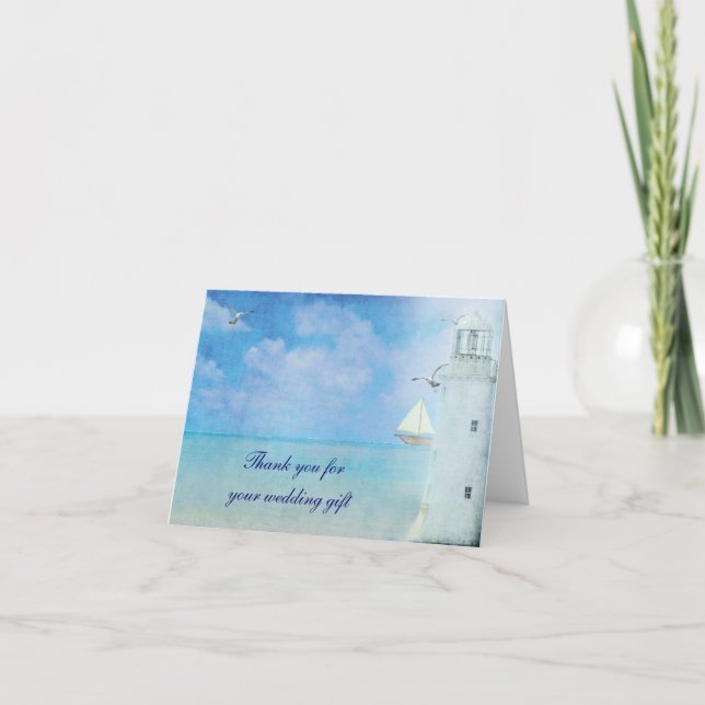 Nautiskt tack för att gifta sig gåvan (Framsida)