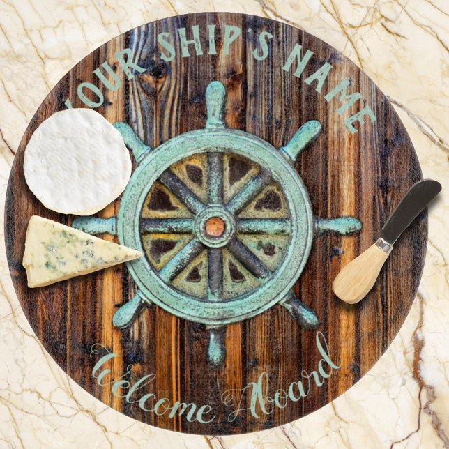 Nautiskt tema Bronze Captains Wheel (Skapare uppladdad)