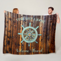 Nautiskt tema Bronze Captains Wheel