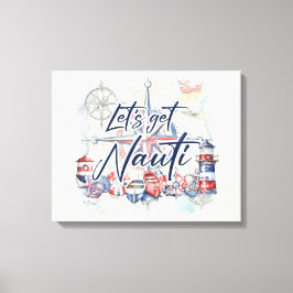 Nautiskt tema Canvas Wall Art