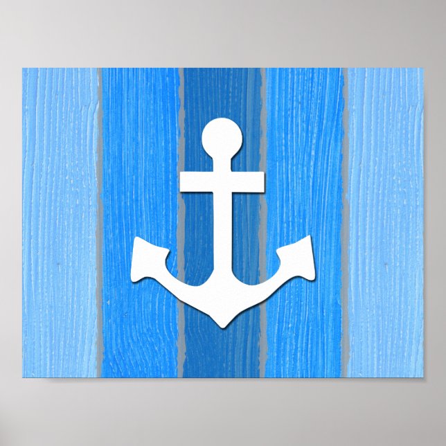 Nautiskt tema design poster (Framsidan)
