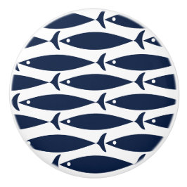 Nautiskt tema för kustfiske knopp