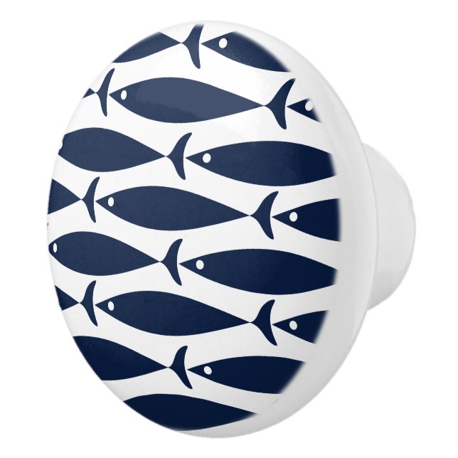 Nautiskt tema för kustfiske knopp (Höger)