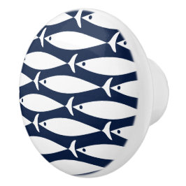 Nautiskt tema för kustfiske knopp