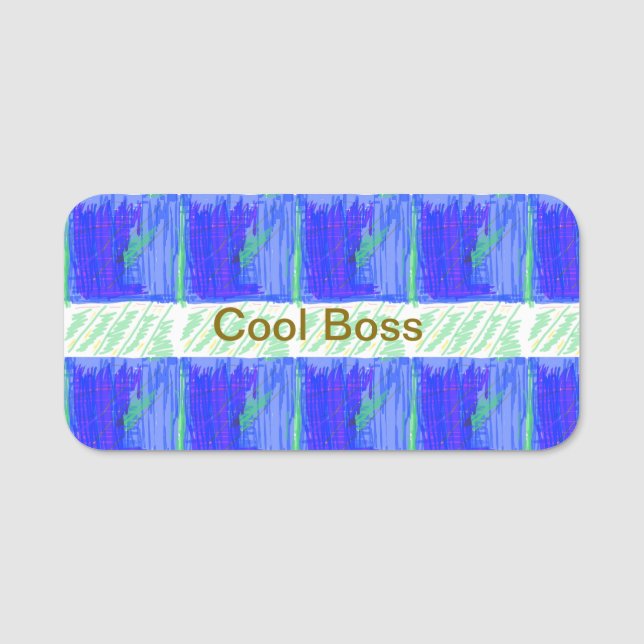 Nautiskt tema namnbricka (Framsida)