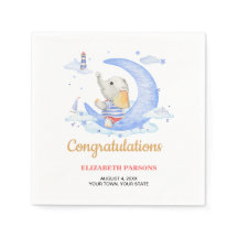 Nautiskt tema pojke baby shower
