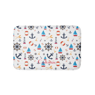 Nautiskt tema Thunder_Cove Badrumsmatta