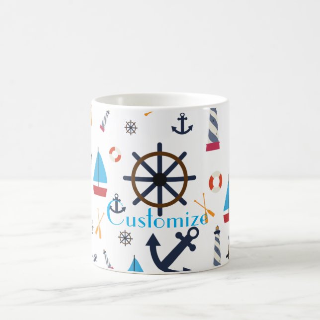 Nautiskt tema Thunder_Cove Kaffemugg (Center)