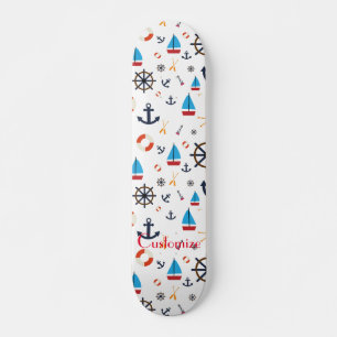 Nautiskt tema Thunder_Cove  Mini Skateboard Bräda 18,5 Cm