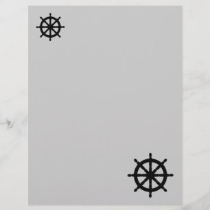 Nautiskt tematecken Letterhead eller Stationery