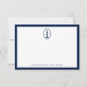 Nautiskt tematyrfack för Office NoteCard Anteckningskort