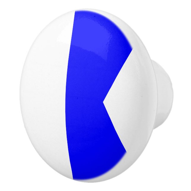 Nautiskt underteckna kodifierar flaggabrev en knopp (Höger)