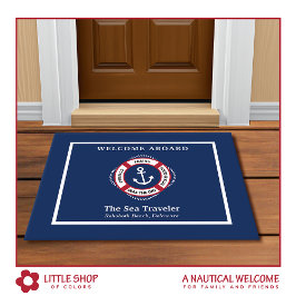 Nautiskt välkomstbord Life Preserver Anchor