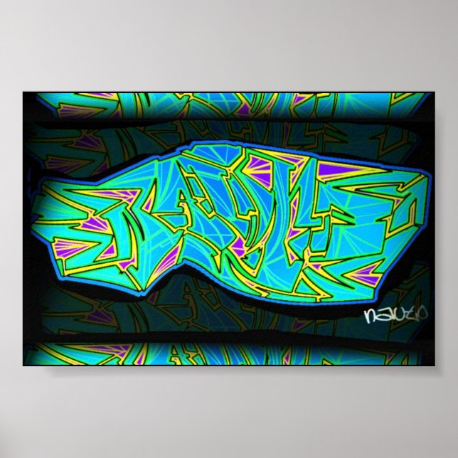 Nauto Graffiti Poster (Framsidan)