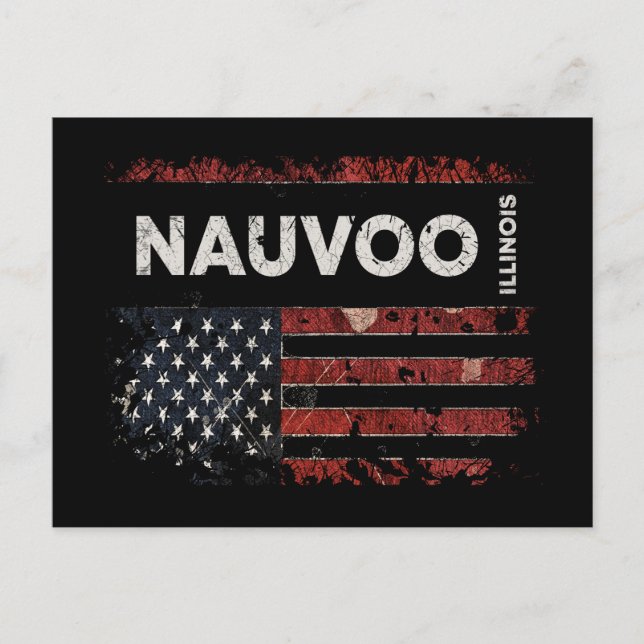 Nauvoo Illinois Vykort (Framsida)