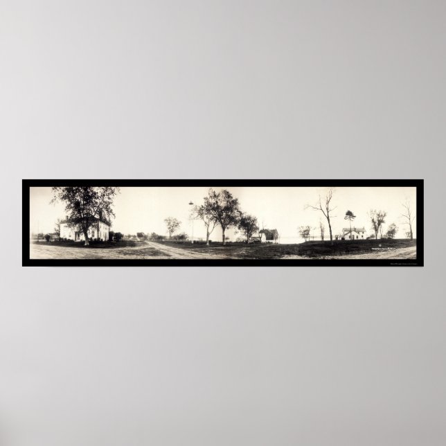 Nauvoo Mormon Houses Photo 1925 Poster (Framsidan)