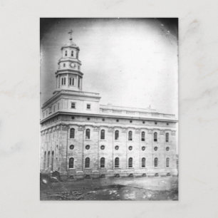 Nauvoo Temple daguerreotype Vykort