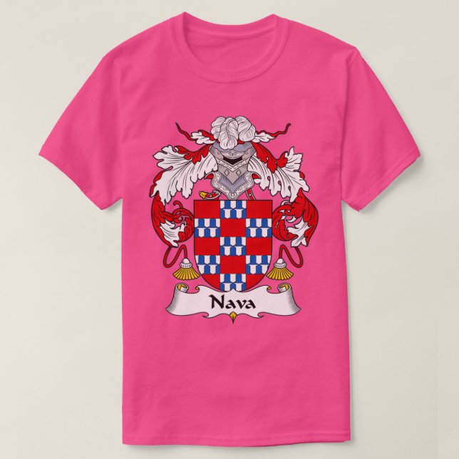 Nava Jackar Arm Family Crest T Shirt (Design framsida)