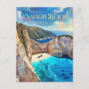 Navagio Beach (Skeppsvrak) Grekland Vykort