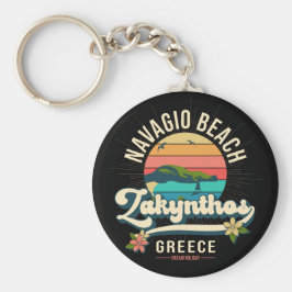 Navagio Beach, Zakynthos, Grekland Nyckelring