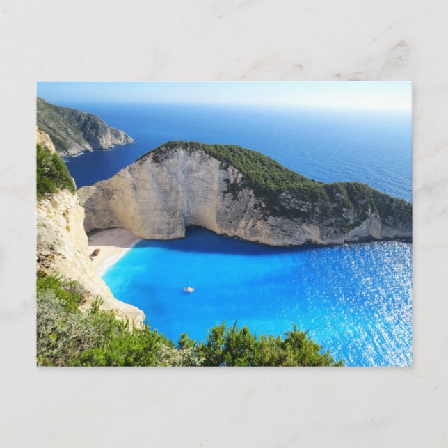 Navagio Beach, Zakynthos, Grekland Vykort (Framsida)