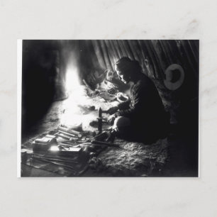 Navaho Silsmith, 1915 Vykort