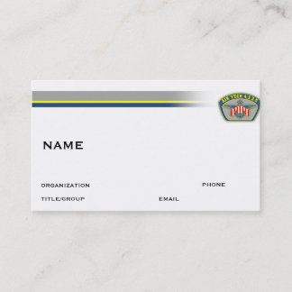 NAVAIR SKYDDAR KORTET VISITKORT