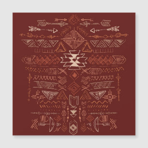 Navajo Aztec: Ethnic Doodle Mönster.