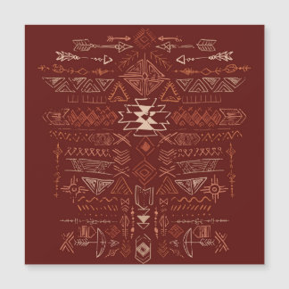 Navajo Aztec: Ethnic Doodle Mönster.