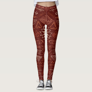 Navajo Aztec: Ethnic Doodle Mönster. Leggings