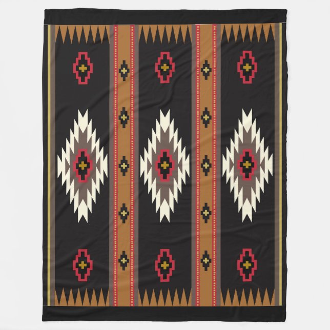 Navajo Blanket Design 7 Fleecefilt (Framsidan)