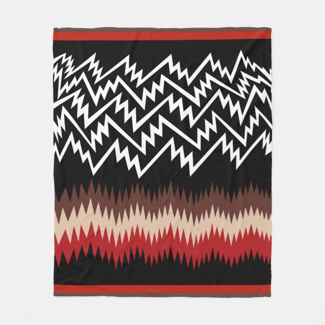 Navajo Blanket Design 9 Fleecefilt (Framsidan)