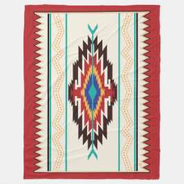 Navajo Blanket Design Fleecefilt