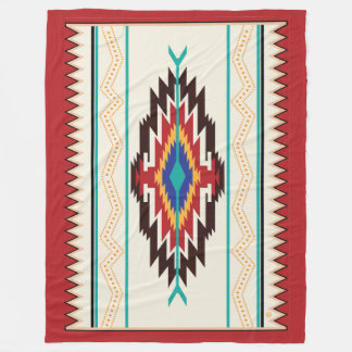 Navajo Blanket Design Fleecefilt