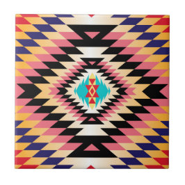 Navajo Design-1 Ceramic Tile Kakelplatta