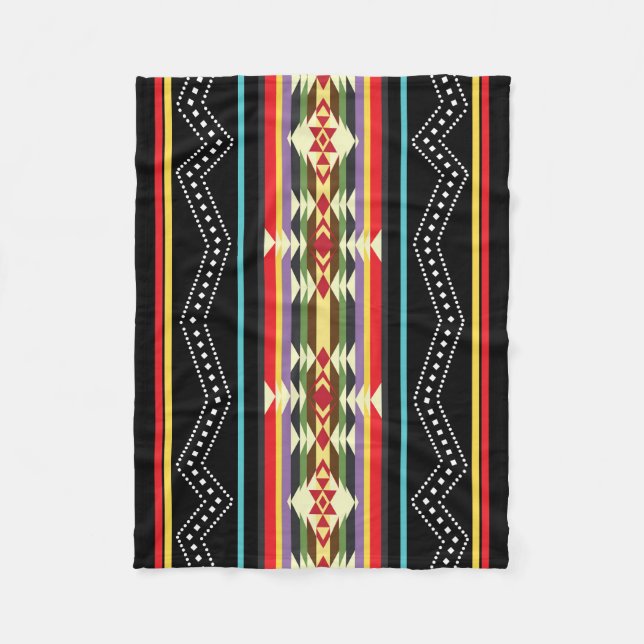 Navajo Design 1D Blanket Fleecefilt (Framsidan)