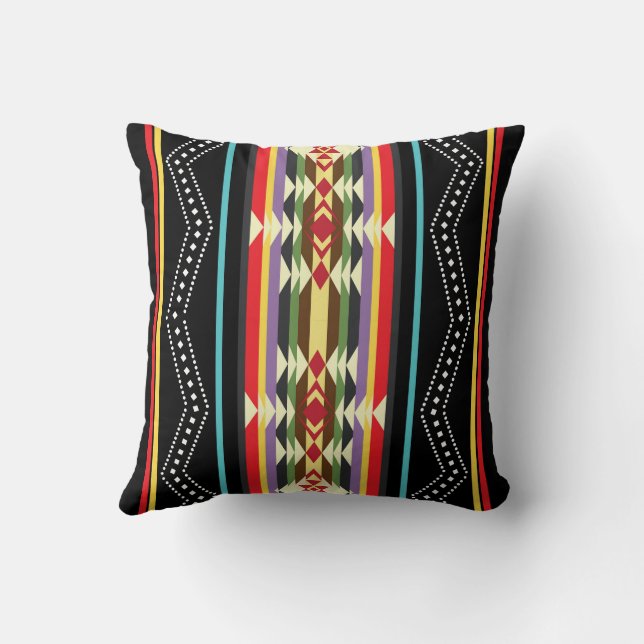 Navajo Design 1D Kudde (Baksida)