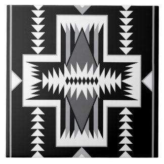 Navajo Design - 3 keramiska plattor Kakelplatta