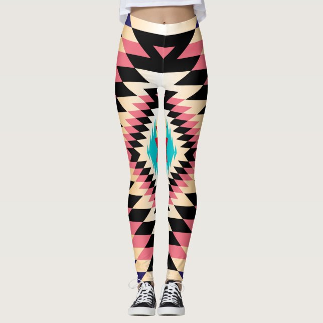 Navajo Design-7 Leggings (Framsida)