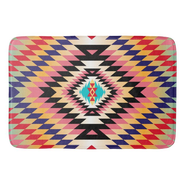 Navajo Design-7 Towels Bath Mat Badrumsmatta (Framsidan)