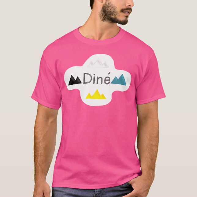 Navajo (dinen) med fyra Helig-berg aktiva T Shirt (Framsida)