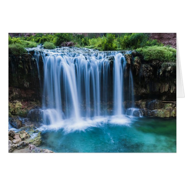 Navajo Falls Hälsningskort (Framsidan Horizontal)