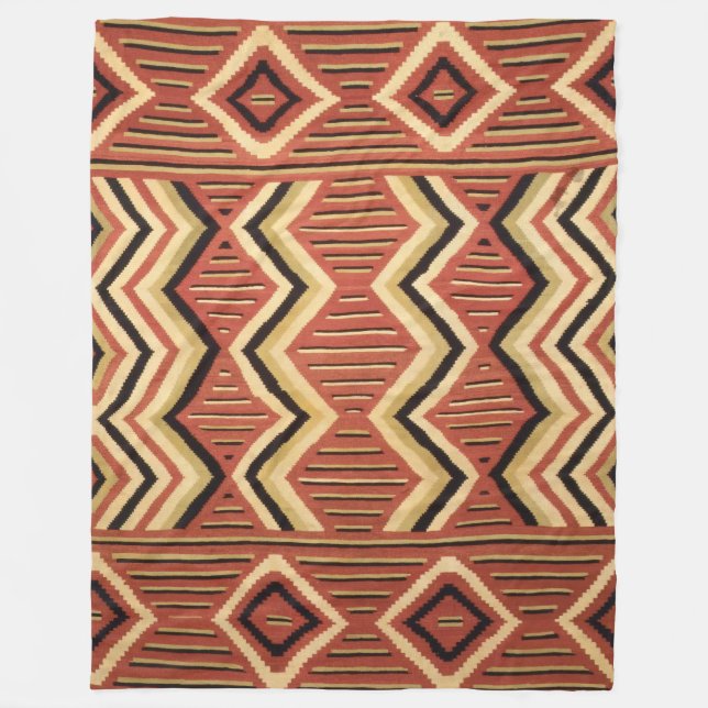 NAVAJO INDIAN HORSE SADDLE HISTORIC ANTIQUE FLEECEFILT (Framsidan)