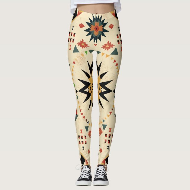 Navajo Inspired Aztec Leggings (Framsida)