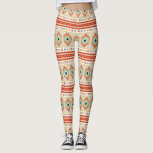 Navajo Inspired Leggings: Southwest Desert Vibe Leggings